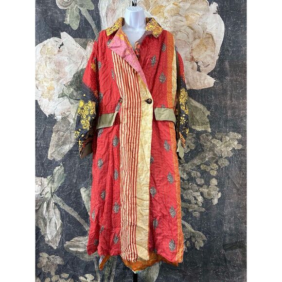 New FREE PEOPLE  Island Bright Duster Size Small - Picture 4 of 9